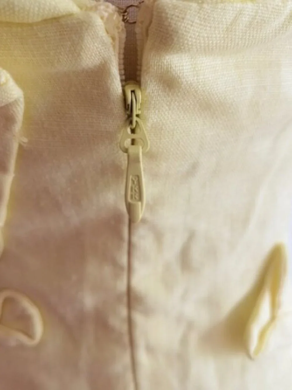 ZIMMERMANN Strapless floral-appliquéd linen mini dress - Picture 10 of 11